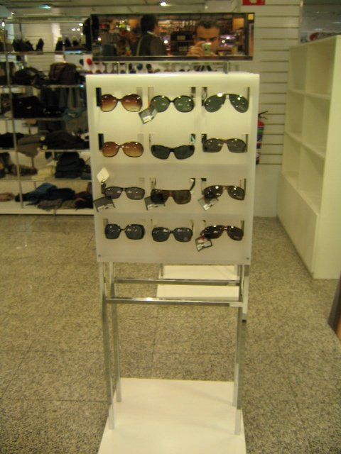 Expositor gafas acero